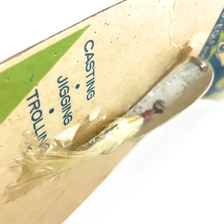 Hopkins 238 Hammered Spoon Ondulante, Argento, 7g, Bucktail, #7694