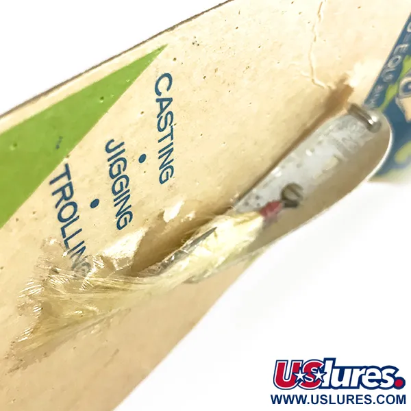 Hopkins 238 Hammered Spoon Ondulante, Argento, 7g, Bucktail, #7694