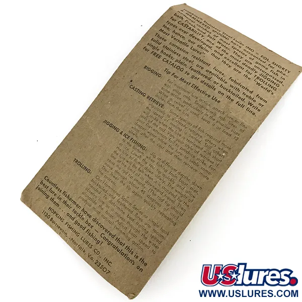 Hopkins 238 Hammered Spoon Ondulante, Argento, 7g, Bucktail, #7694