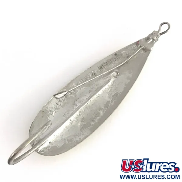 Johnson Weedless Silver Minnow UV Ondulante, Argento/Chartreuse, 12g, #7711