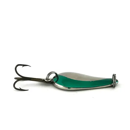 Acme K.O. Wobbler Cucchiaino, Nichel / Verde, 14g, Sonic flipper tail, #7728