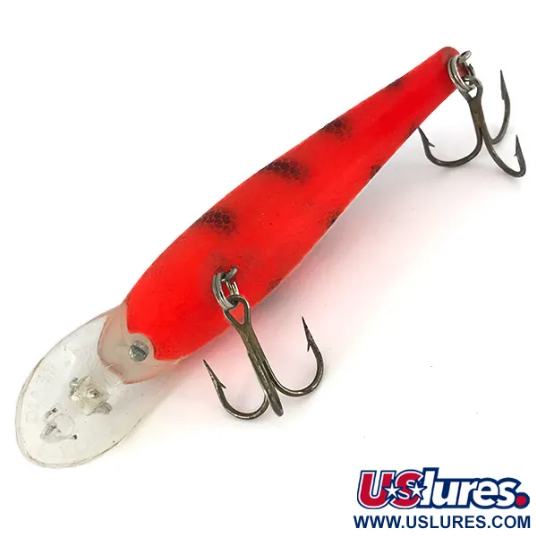 Cotton Cordell Wally Diver UV Crankbait, Rosso, 14g, UV, #7745