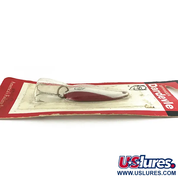 Eppinger Dardevle Spinnie Cucchiaino, Rosso/Bianco, 7g, Vintage, #7747