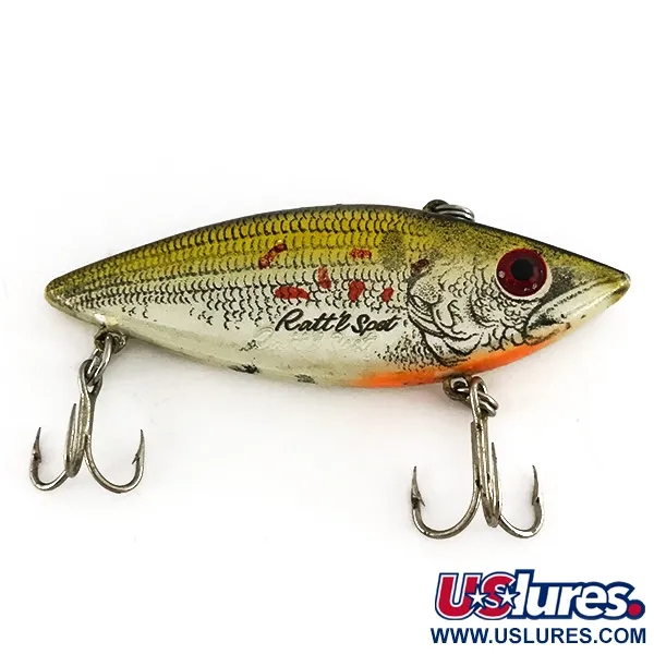 Cotton Cordell TH Spot Lipless Crankbait, Argento-Oliva, 14g, #7752