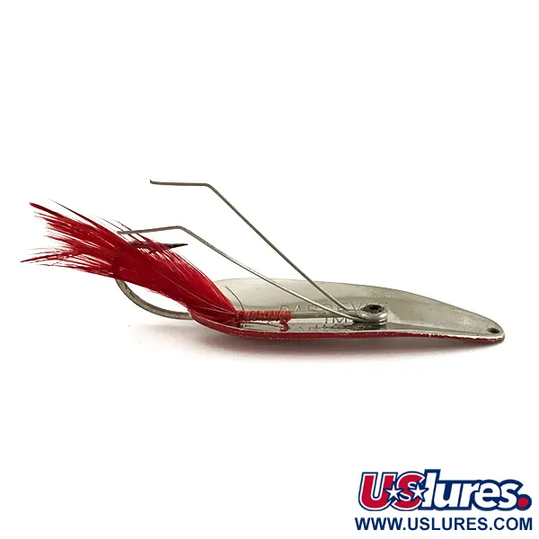 Eppinger Weedless Dardevle Imp Ondulante, Rosso/Bianco, 11g, #7756