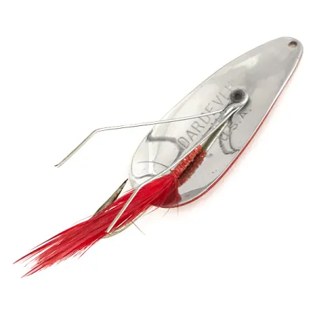 Eppinger Weedless Dardevle Imp Ondulante, Rosso/Bianco, 11g, #7756