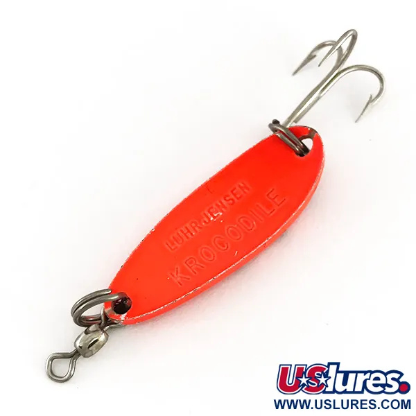 Luhr Jensen Krocodile UV Ondulante, Rosso/Nero, 9g, UV-Glow, #7762