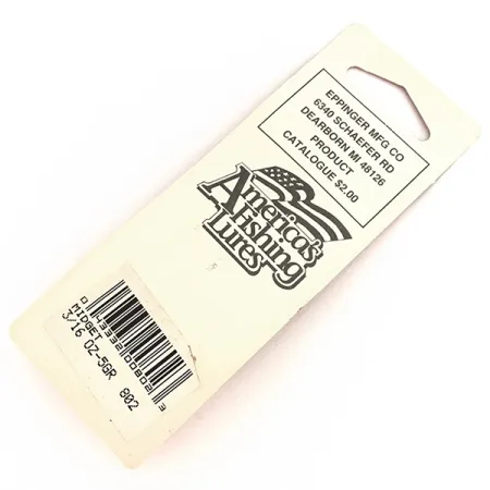 Eppinger Dardevle Midget Ondulante, Nero/Bianco/Nickel, 6g, #7773