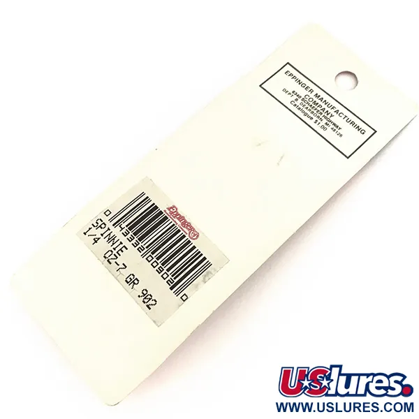 Eppinger Dardevle Spinnie Ondulante, Nero/Bianco/Nickel, 9g, #7775