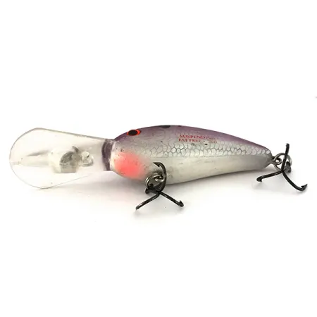 Bomber Fat Free Shad Bill Dance, Argento/Viola, 14g, Profondo, #7794
