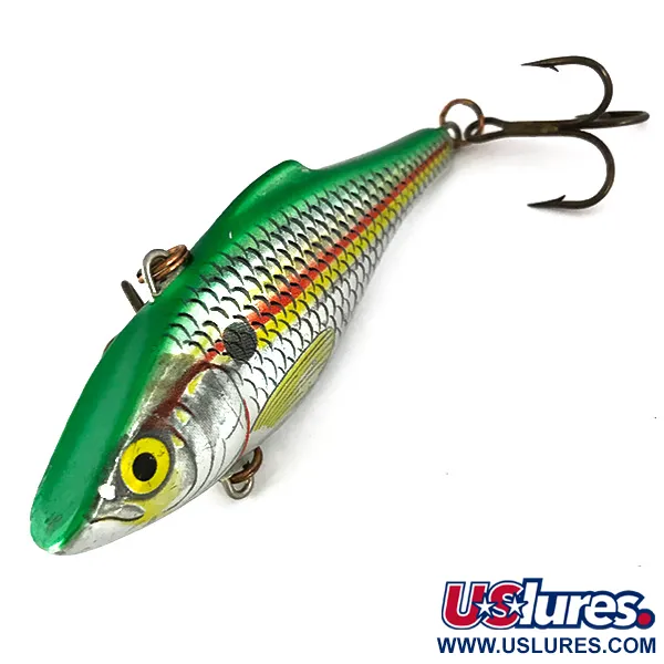 Rapala Rattl'n RAP Lipless, Verde/Argento, 16g, Rattling, #7795