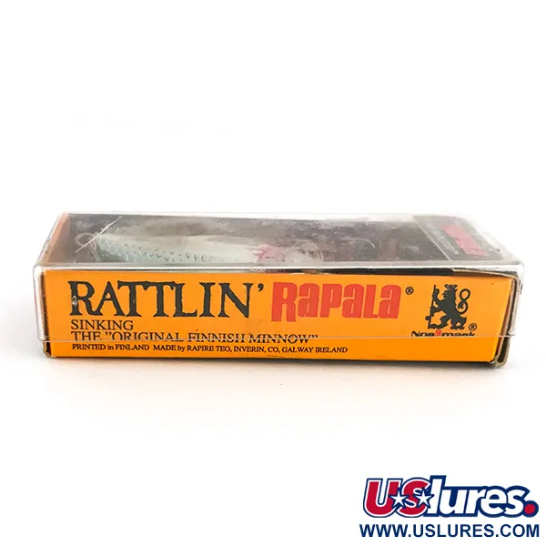 Rapala Rattl'n RAP Lipless Crankbait, Argento Blu, 6g, Rattle, #7796