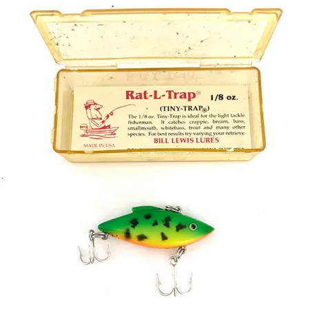Bill Lewis Rat-L-Trap TT-W4 Lipless, Fire Tiger, 5g, Rattling, #7798