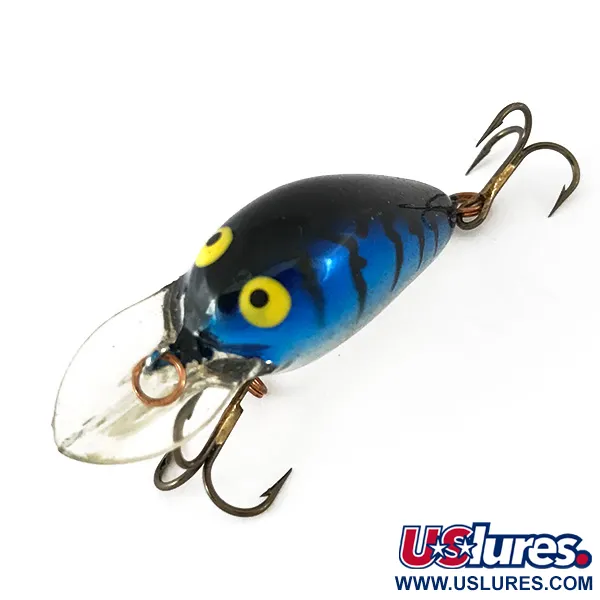 BOMBER FAT A B03F Crankbait, Blu Metallizzato, 2g, Galleggiante, #7826