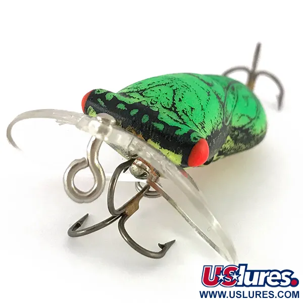Fred Arbogast Hocus Locust Topwater, Verde, 6,5g, Paletta Sound, #7833