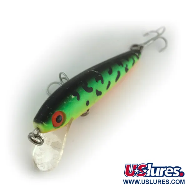 Rebel Floater UV Minnow, Fire Tiger, 4g, UV Glow, #7850