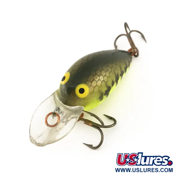 Bomber Fat A B03F Crankbait, CBB Baby Bass, 2g, UV Glow, #7859