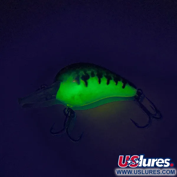 Bomber Fat A B03F Crankbait, CBB Baby Bass, 2g, UV Glow, #7859