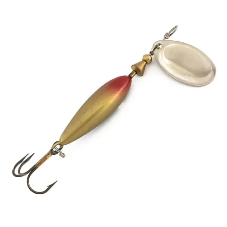 Matzuo FinSpin Cucchiaino, Argento/Bronzo (Ottone), 7g, Vintage, #7891