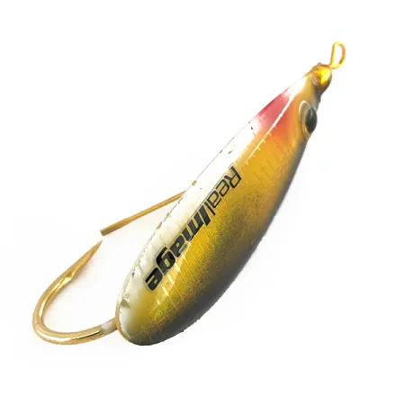 Bass Pro Shops Real Image Lazer Eye Ondulante, Oro, 12g, #7905