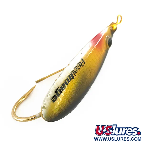Bass Pro Shops Real Image Lazer Eye Ondulante, Oro, 12g, #7905