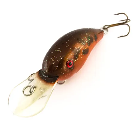 Strike King 4XD Crankbait Deep, Arancio Glitter, 10g, Rattling, #7913