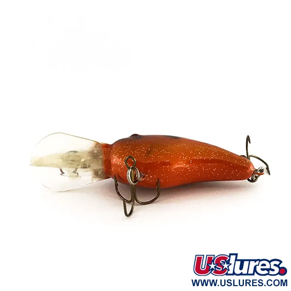 Strike King 4XD Crankbait Deep, Arancio Glitter, 10g, Rattling, #7913