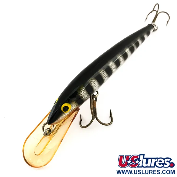 Bagley's Diving Bang-O-Lure Esca, Argento / Nero, 12.5g, Balsa, #7914