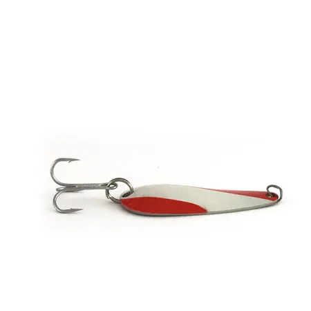 Nebco FlashBait 2662 Ondulante, Rosso / Bianco / Nickel, 8g, #7932