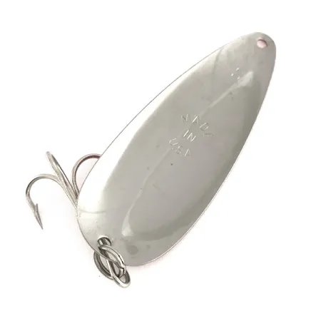 Worth Chippewa Steel Spoon Ondulante, Rosso/Bianco/Nichel, 14g, #7934