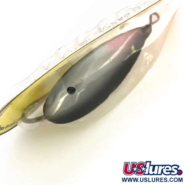 Weedless Johnson Silver Minnow Ondulante, Grigio/Nero/Rosso, 14g, #7943