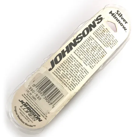 Weedless Johnson Silver Minnow Ondulante, Grigio/Nero/Rosso, 14g, #7943