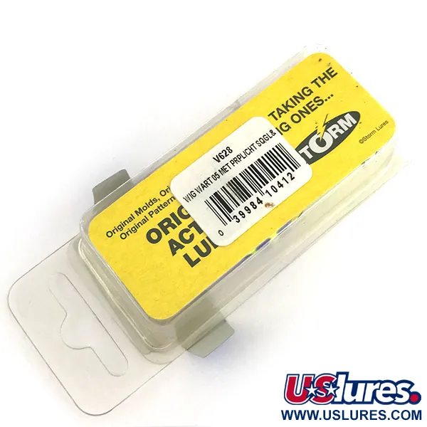 Storm Wiggle Wart Crankbait, Viola / Giallo Fluo, 11g, Rattling, #7944