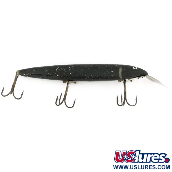 Suick Muskie Cisco Kid Deep Diver, Nero, 35g, Paletta Metallo, #7945