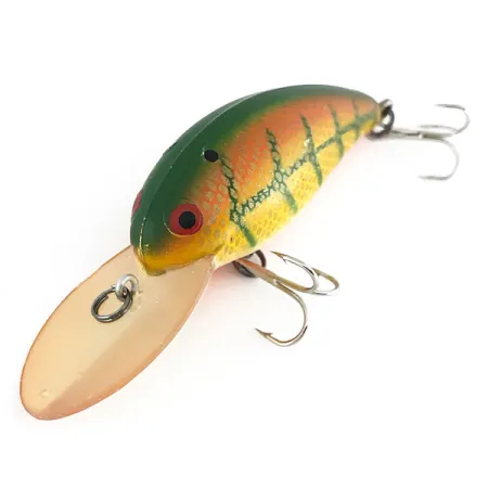 Bomber Model 7A Crankbait, Verde-Oro, 14g, Sistema Rattle, #7949