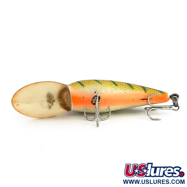 Bomber Model 7A Crankbait, Verde-Oro, 14g, Sistema Rattle, #7949