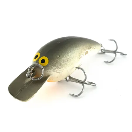Norman Little N Crankbait, Grigio Bianco, 7g, Gola Arancione, #7954