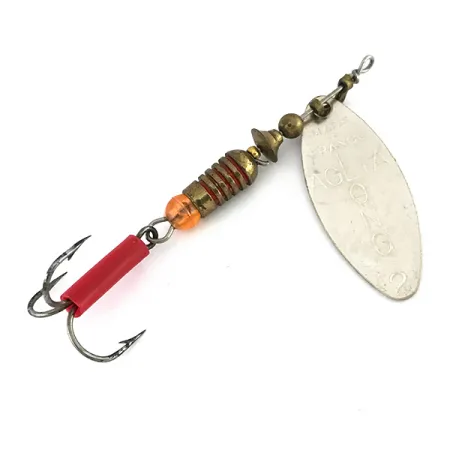 Mepps Aglia Long 2 Cucchiaino, Argento, 7.4g, Foglia di salice, #7977