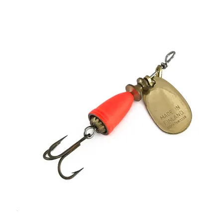 Blue Fox Super Vibrax 0 Cucchiaino, Oro / Arancio Fluoro, 3,4g, #7982