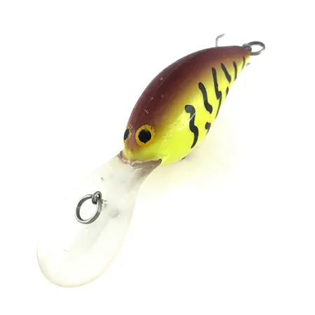 Norman Deep Little N Crankbait, Yellow Tiger, 14g, Deep Diver, #7985