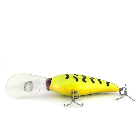 Norman Deep Little N Crankbait, Yellow Tiger, 14g, Deep Diver, #7985