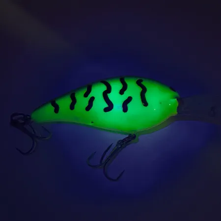 Norman Deep Little N Crankbait, Yellow Tiger, 14g, Deep Diver, #7985