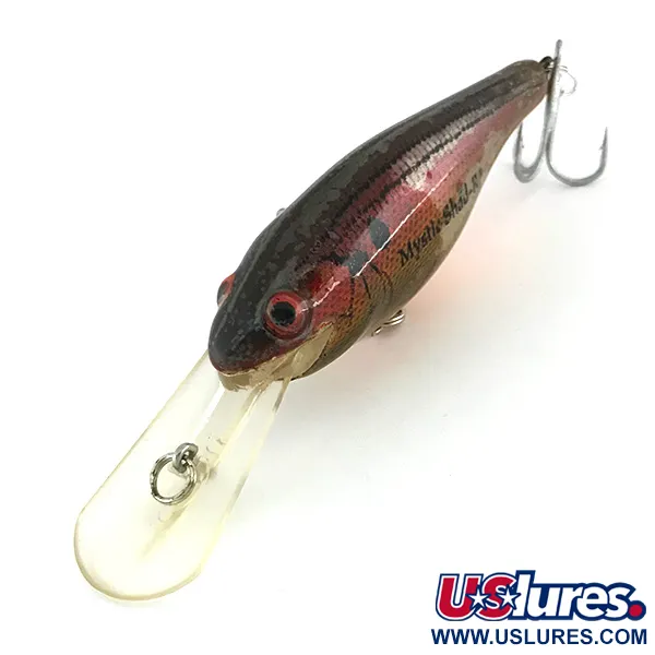 Rebel Mystic Shad R Artificiale, Rosso Scuro / Oro, 9g, Suspending, #7992