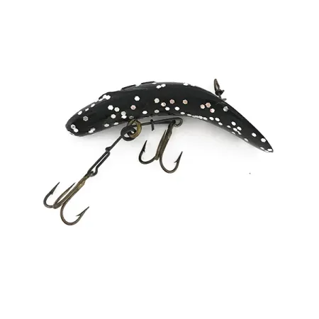 Yakima Bait FlatFish F7 Esca, Black / Glitter Silver, 3.6g, #7994