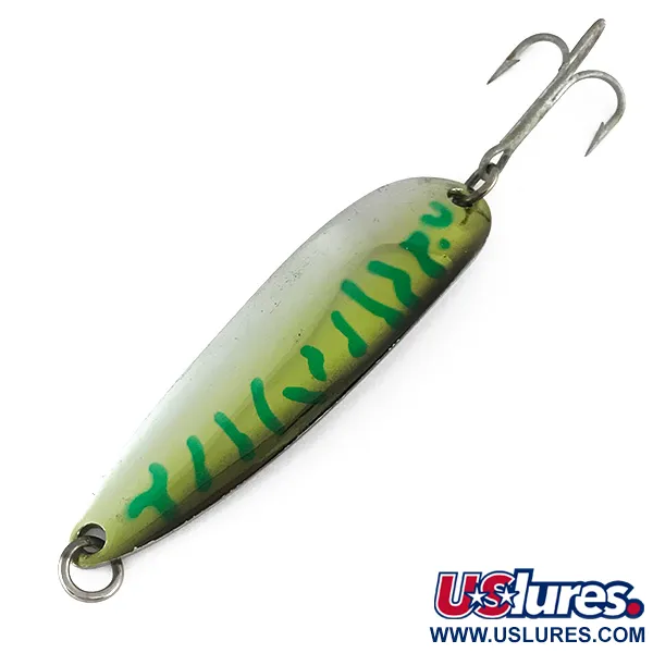 Luhr Jensen Krocodile Die #5 Ondulante, Nickel / Frog, 28g, #8002