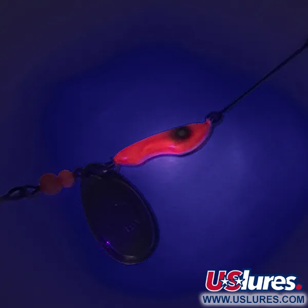 Erie Dearie Walleye Killer UV Spinner, Nickel, 12g, Finitura UV, #8008