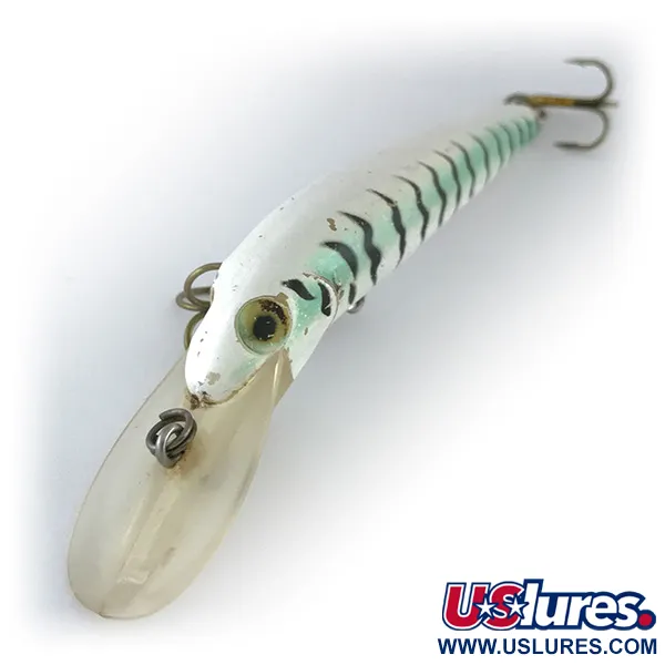 Producers Barramundi Mauler Deep Diver, White/Black/Green, 8g, #8010