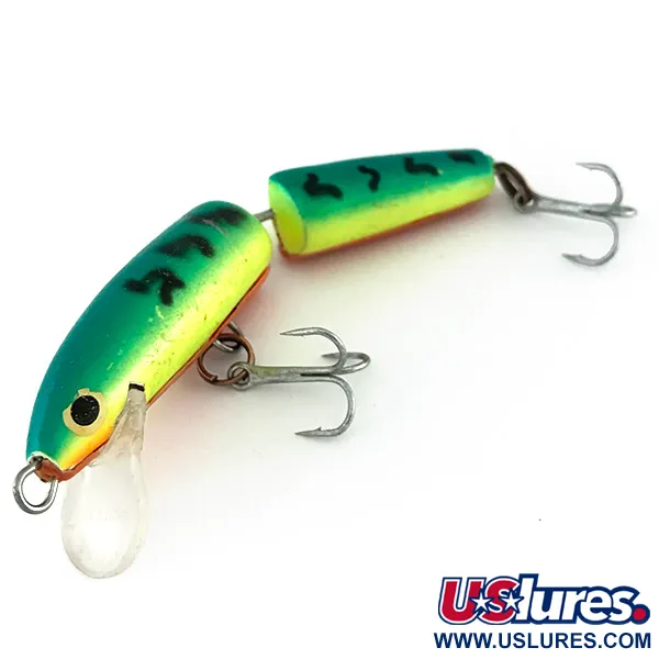 Rapala Jointed J-7 UV Esca snodata, Fire Tiger, 4g, UV, #8011