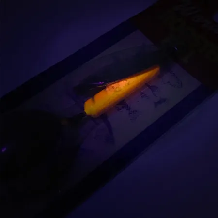 Worden’s Original Rooster Tail UV Cucchiaino, Gold/Orange, 11g, #8030