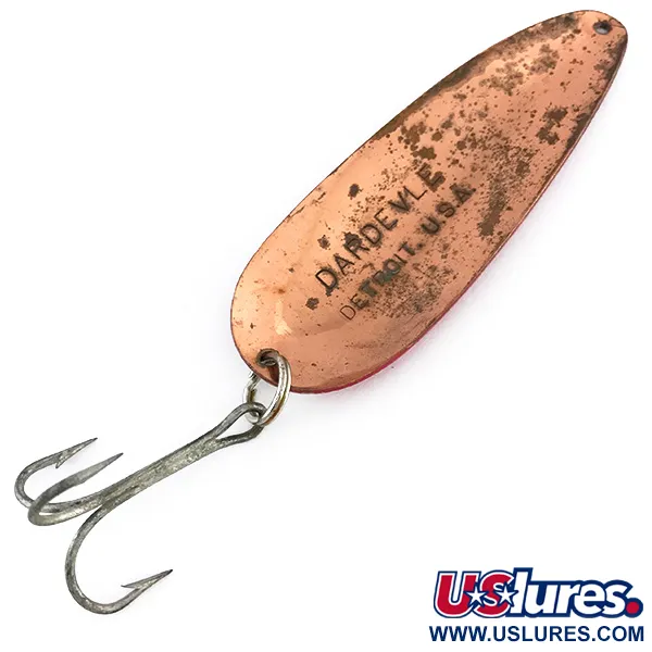 Eppinger Dardevle Ondulante, Rosso / Bianco / Rame, 28g, Storico, #8038